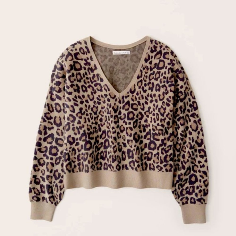 Abercrombie & Fitch Puff Sleeve Sweater